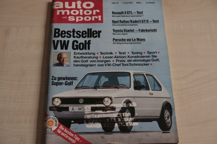 Deckblatt Auto Motor und Sport (12/1978)